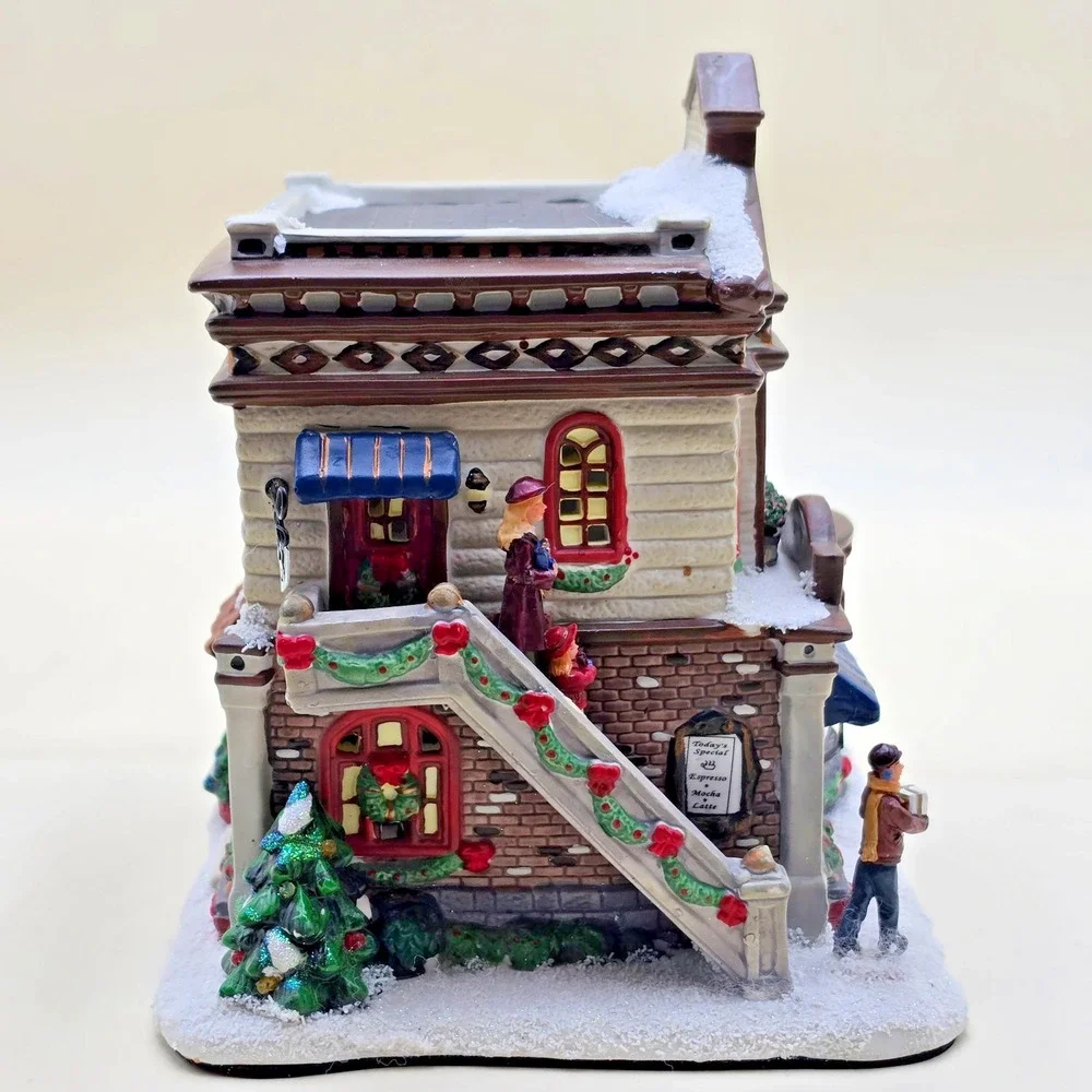 St. Nicholas Square Kringle's Coffee Shop and Cafe Village Collection 2005 Boxed